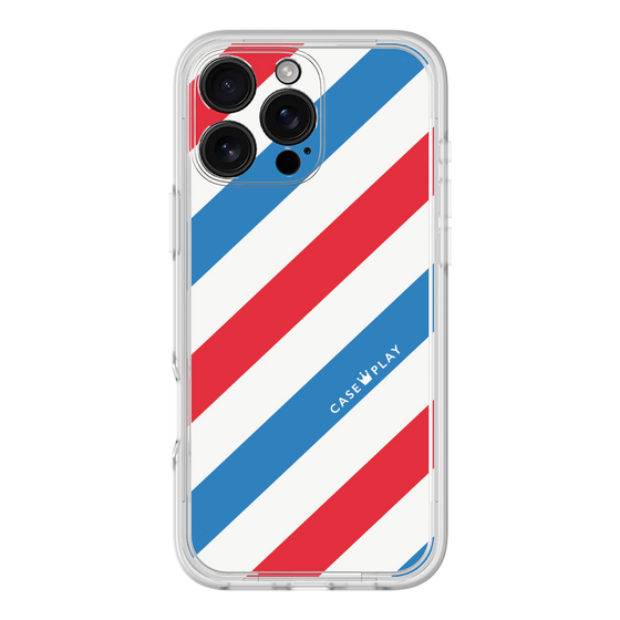 プレミアムパネル［ Big Stripe - Red × Blue ］