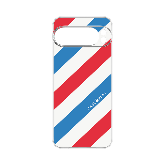プレミアムパネル［ Big Stripe - Red × Blue ］
