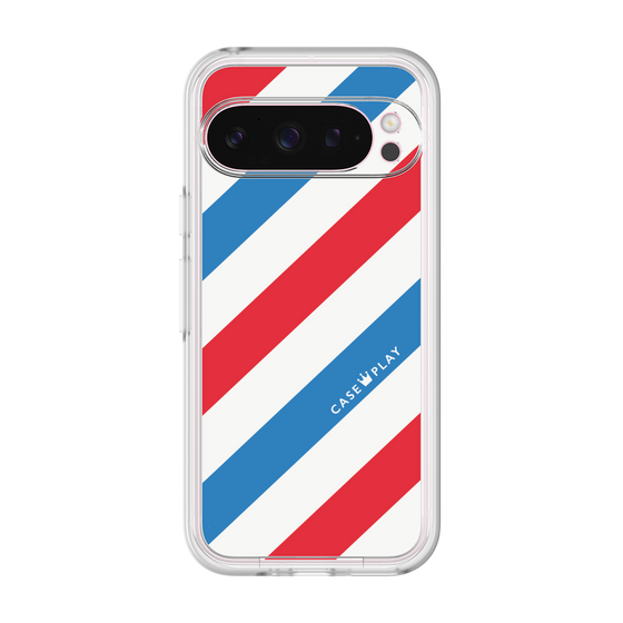 プレミアムパネル［ Big Stripe - Red × Blue ］