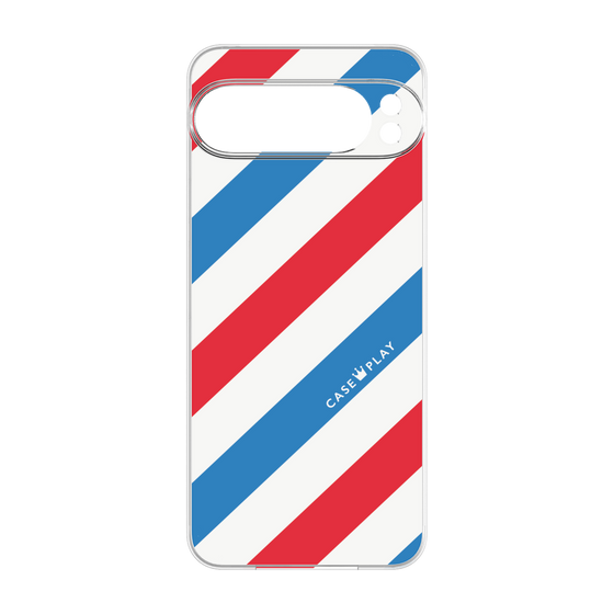 プレミアムパネル［ Big Stripe - Red × Blue ］