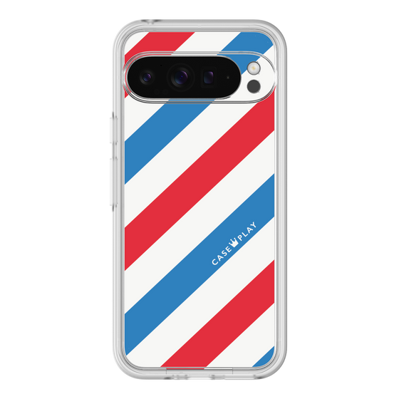 プレミアムパネル［ Big Stripe - Red × Blue ］