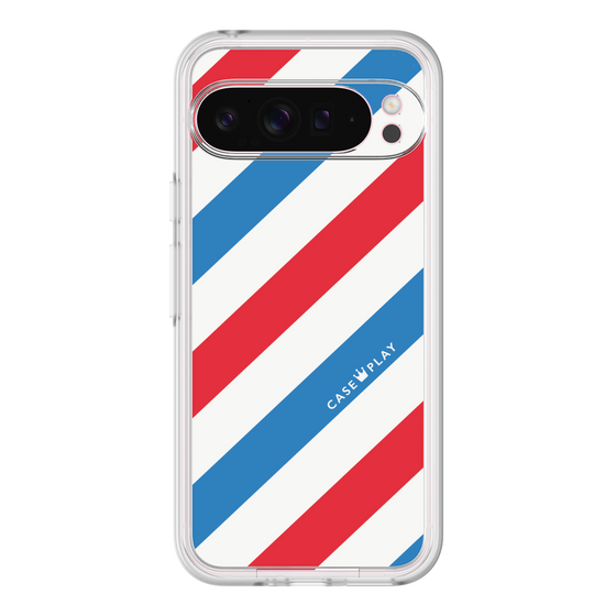 プレミアムパネル［ Big Stripe - Red × Blue ］