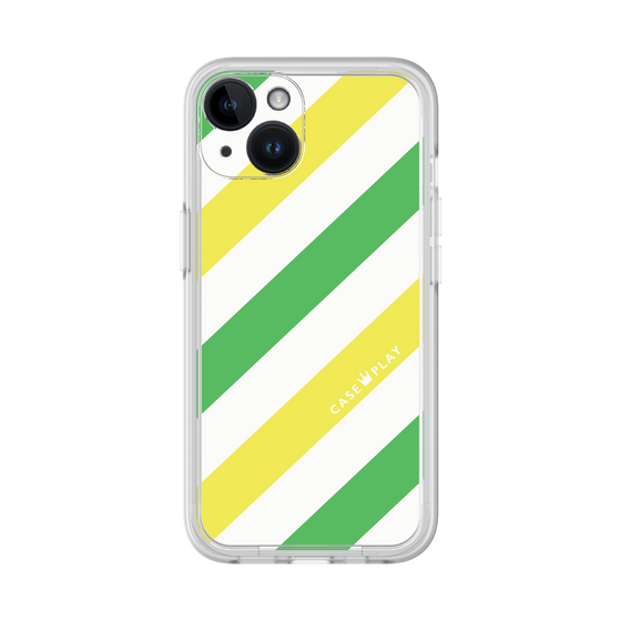 プレミアムパネル［ Big Stripe - Green × Yellow ］