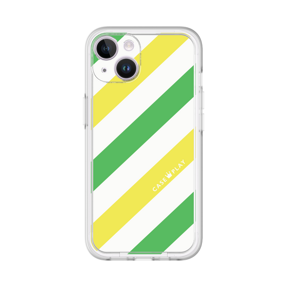 プレミアムパネル［ Big Stripe - Green × Yellow ］