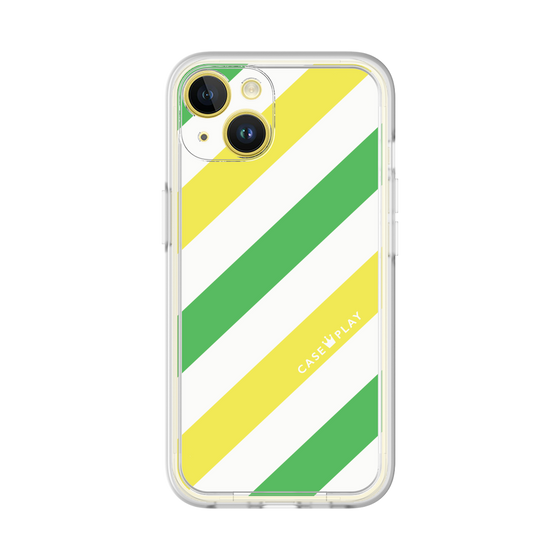 プレミアムパネル［ Big Stripe - Green × Yellow ］