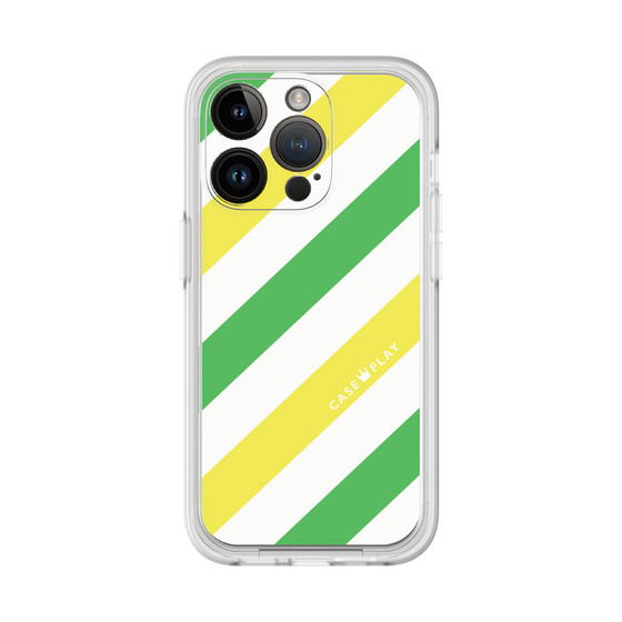 プレミアムパネル［ Big Stripe - Green × Yellow ］