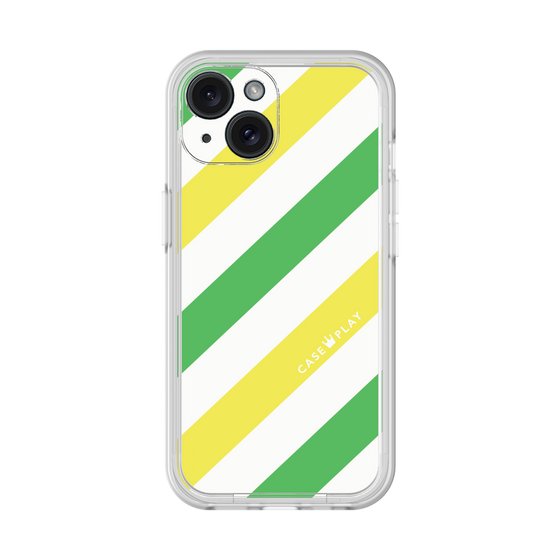 プレミアムパネル［ Big Stripe - Green × Yellow ］