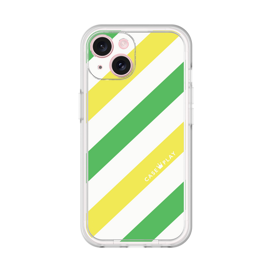 プレミアムパネル［ Big Stripe - Green × Yellow ］