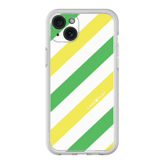 プレミアムパネル［ Big Stripe - Green × Yellow ］