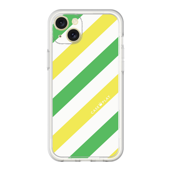 プレミアムパネル［ Big Stripe - Green × Yellow ］