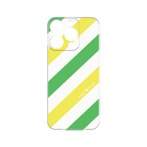 プレミアムパネル［ Big Stripe - Green × Yellow ］