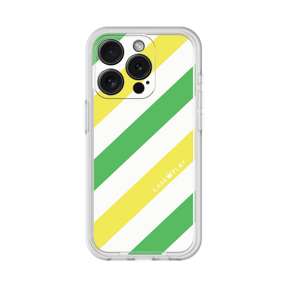 プレミアムパネル［ Big Stripe - Green × Yellow ］