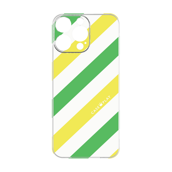 プレミアムパネル［ Big Stripe - Green × Yellow ］