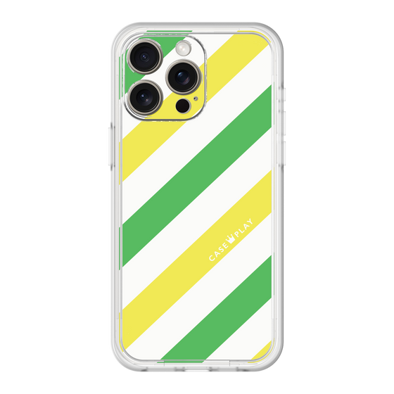 プレミアムパネル［ Big Stripe - Green × Yellow ］