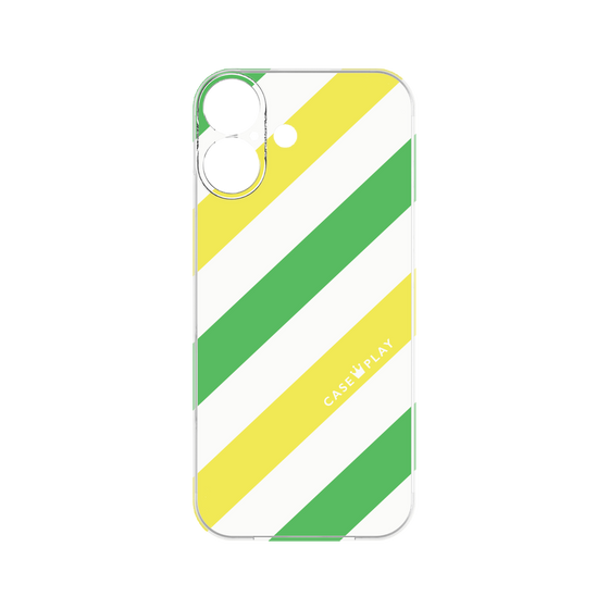 プレミアムパネル［ Big Stripe - Green × Yellow ］