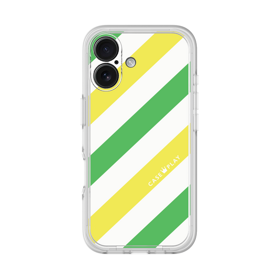 プレミアムパネル［ Big Stripe - Green × Yellow ］