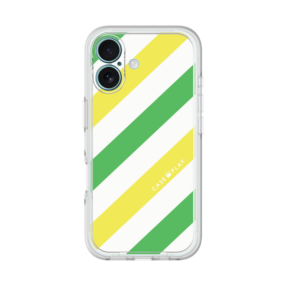 プレミアムパネル［ Big Stripe - Green × Yellow ］