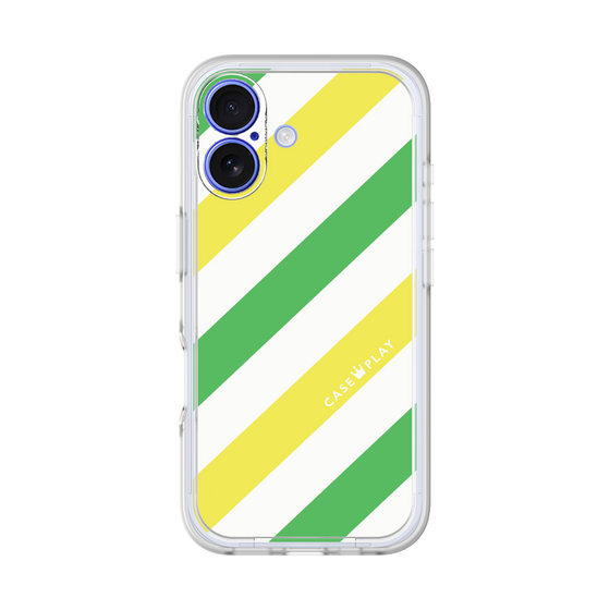 プレミアムパネル［ Big Stripe - Green × Yellow ］