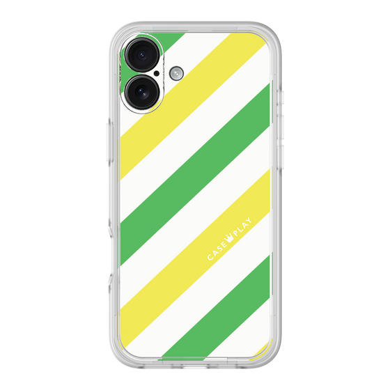 プレミアムパネル［ Big Stripe - Green × Yellow ］