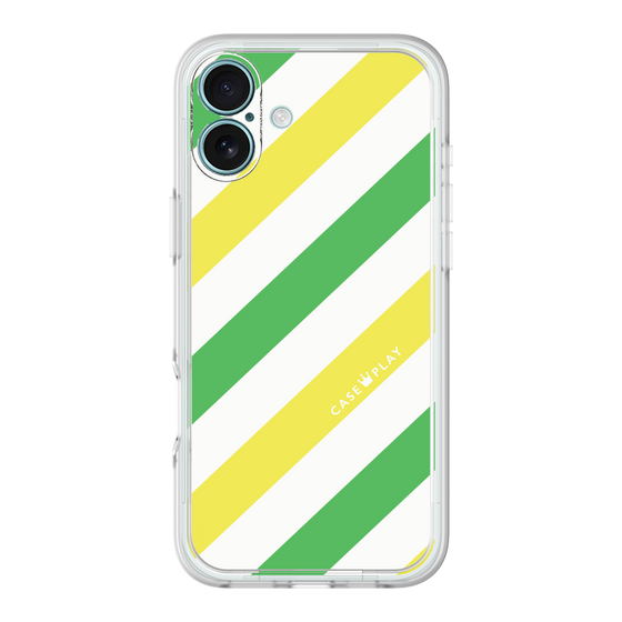 プレミアムパネル［ Big Stripe - Green × Yellow ］