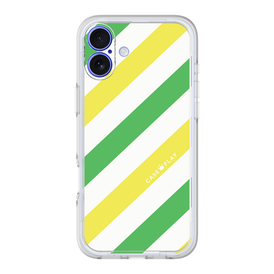 プレミアムパネル［ Big Stripe - Green × Yellow ］