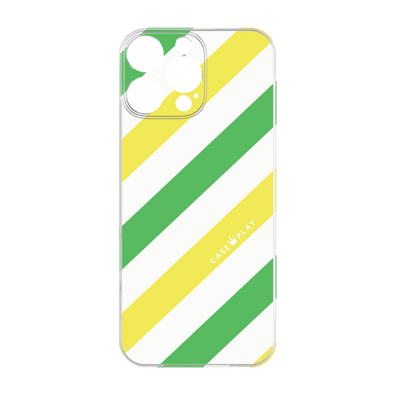 プレミアムパネル［ Big Stripe - Green × Yellow ］
