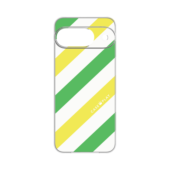 プレミアムパネル［ Big Stripe - Green × Yellow ］