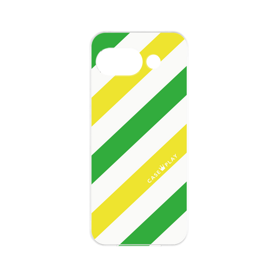 プレミアムパネル［ Big Stripe - Green × Yellow ］
