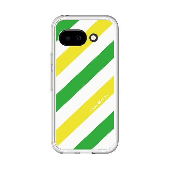 プレミアムパネル［ Big Stripe - Green × Yellow ］