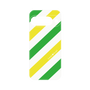 プレミアムパネル［ Big Stripe - Green × Yellow ］