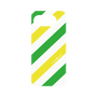 プレミアムパネル［ Big Stripe - Green × Yellow ］
