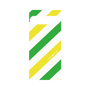 プレミアムパネル［ Big Stripe - Green × Yellow ］