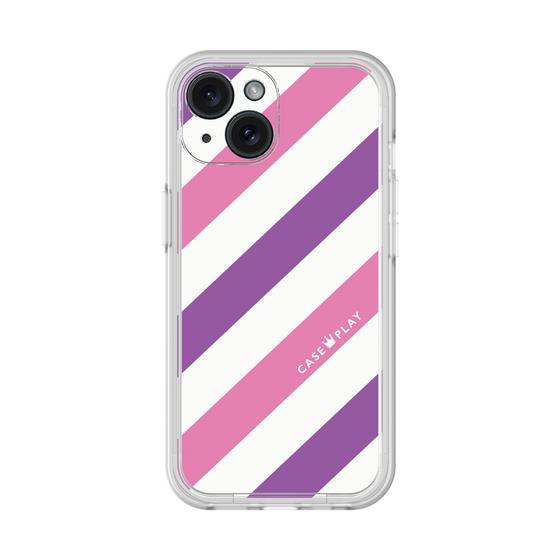 プレミアムパネル［ Big Stripe - Purple × Pink ］