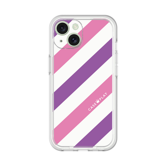 プレミアムパネル［ Big Stripe - Purple × Pink ］