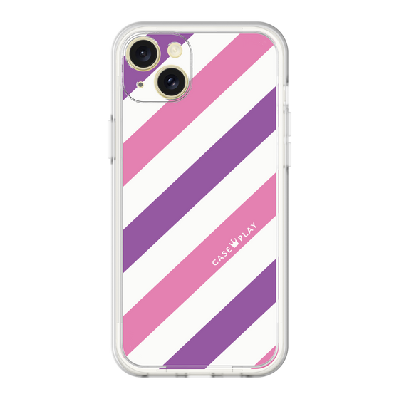 プレミアムパネル［ Big Stripe - Purple × Pink ］