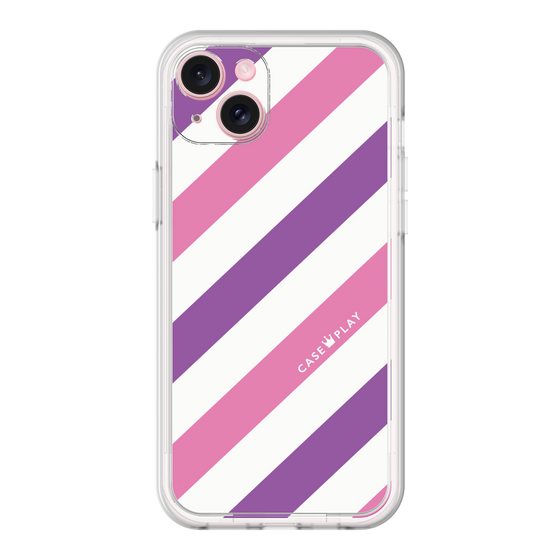 プレミアムパネル［ Big Stripe - Purple × Pink ］