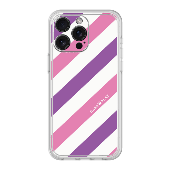 プレミアムパネル［ Big Stripe - Purple × Pink ］