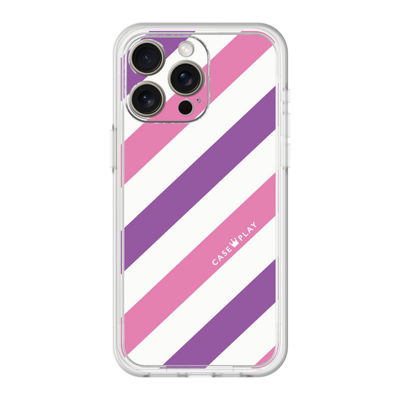 プレミアムパネル［ Big Stripe - Purple × Pink ］