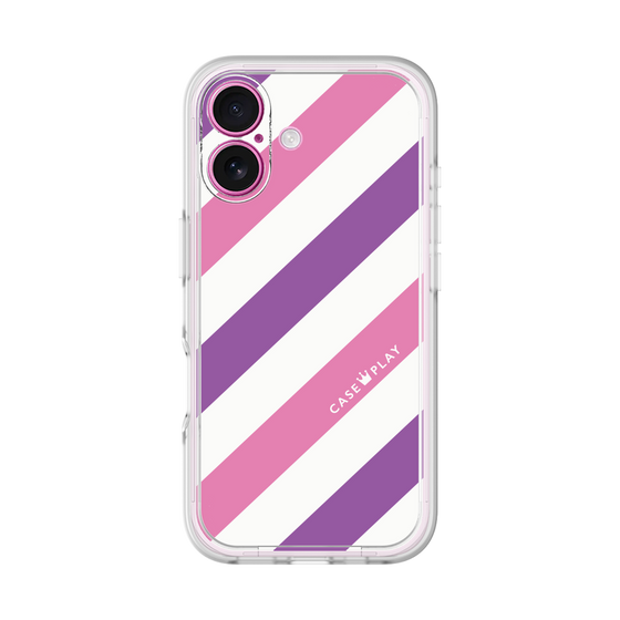 プレミアムパネル［ Big Stripe - Purple × Pink ］