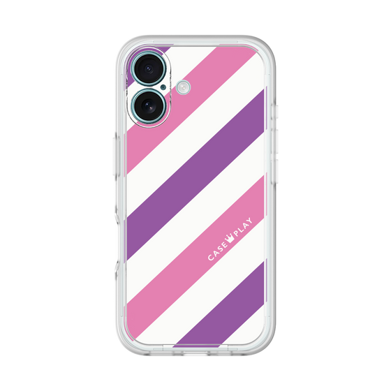 プレミアムパネル［ Big Stripe - Purple × Pink ］