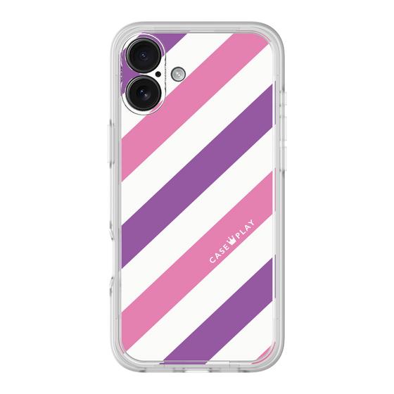 プレミアムパネル［ Big Stripe - Purple × Pink ］