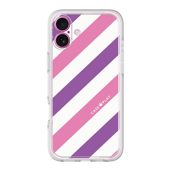プレミアムパネル［ Big Stripe - Purple × Pink ］