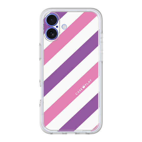 プレミアムパネル［ Big Stripe - Purple × Pink ］