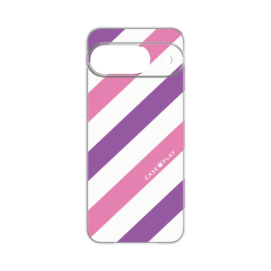プレミアムパネル［ Big Stripe - Purple × Pink ］