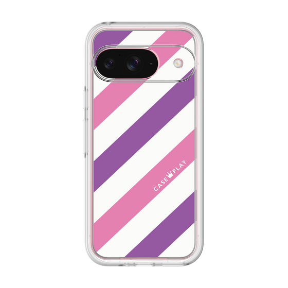 プレミアムパネル［ Big Stripe - Purple × Pink ］