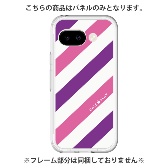 プレミアムパネル［ Big Stripe - Purple × Pink ］