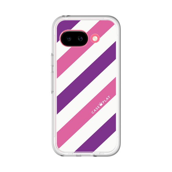 プレミアムパネル［ Big Stripe - Purple × Pink ］