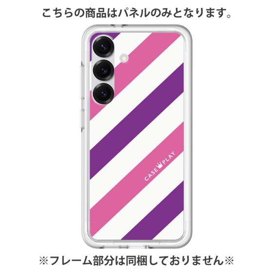 プレミアムパネル［ Big Stripe - Purple × Pink ］