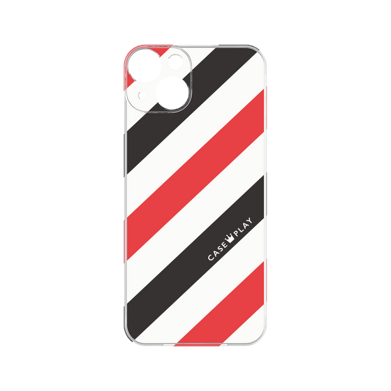 プレミアムパネル［ Big Stripe - Red × Black ］