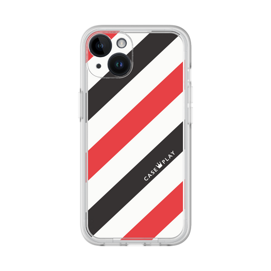 プレミアムパネル［ Big Stripe - Red × Black ］